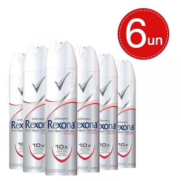 Desodorante Aerosol Rexona Feminino Antibacterial Leve 6 Pague 4