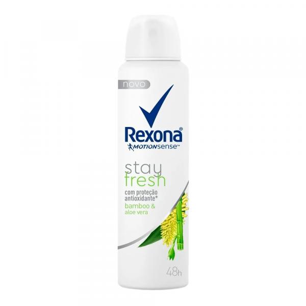 Desodorante Aerosol Rexona Feminino Stay Fresh Bamboo e Aloe Vera