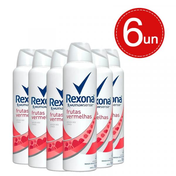 Desodorante Aerosol Rexona Frutas Vermelhas 90g Leve 6 Pague 3
