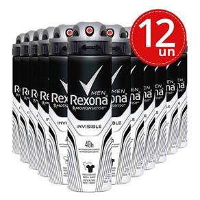 Desodorante Aerosol Rexona Invisible 90g/150ml Leve 12 Pague 8