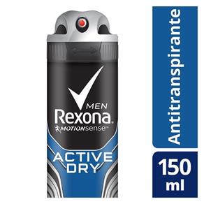 Desodorante Aerosol Rexona Masculino Active Dry