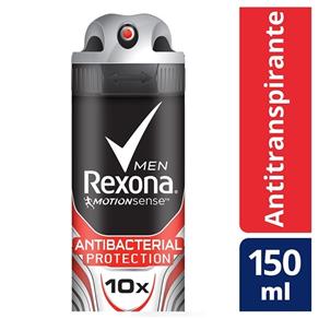 Desodorante - Aerosol Rexona Men Antibacterial - 150ml