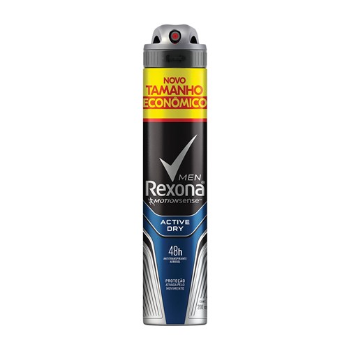 Desodorante Aerosol Rexona Motion Sense Active Dry Masculino 200Ml
