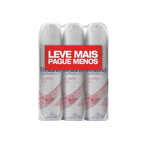 Desodorante Aerosol Rexona Motion Sense Antibacterial Feminino 150Ml/90G