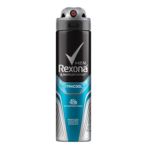 Desodorante Aerosol Rexona Motion Sense Xtracool Masculino 150Ml/90G