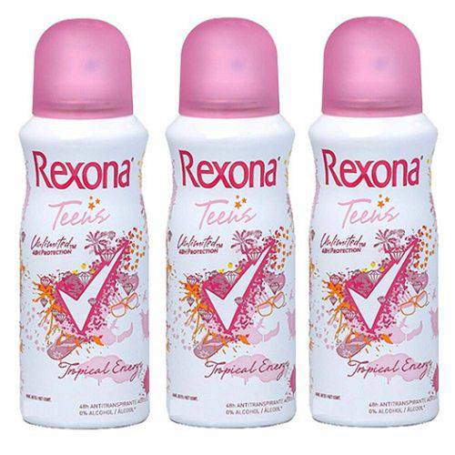 Desodorante Aerosol Rexona Teens 90g Leve 3 Pague 2