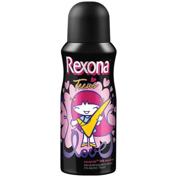 Desodorante Aerosol Rexona Teens Love 64g
