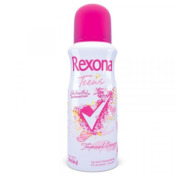 Desodorante Aerosol Rexona Teens Tropical Energy 60g
