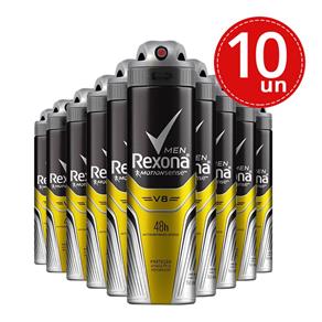 Desodorante Aerosol Rexona V8 90g/150ml - 10 Unidades