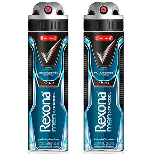 Desodorante Aerosol Rexona Xtracool 150ml C/ 2 Unidades