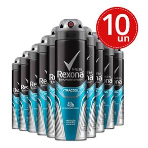 Desodorante Aerosol Rexona Xtracool 90g/150ml - 10 Unidades