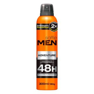 Desodorante Aerosol Soffie Masculino – Men Adventure 300ml
