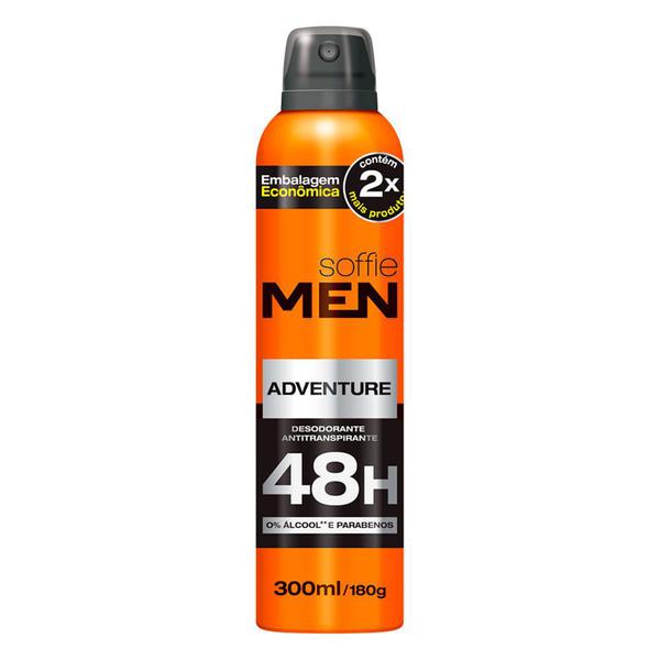 Desodorante Aerosol Soffie Masculino Men Adventure