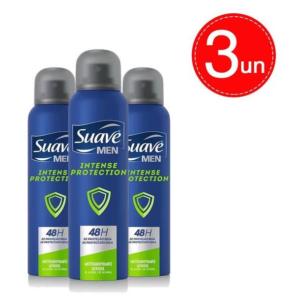Desodorante Aerosol Suave Men Intense Protection 87g Leve 3 Pague 2