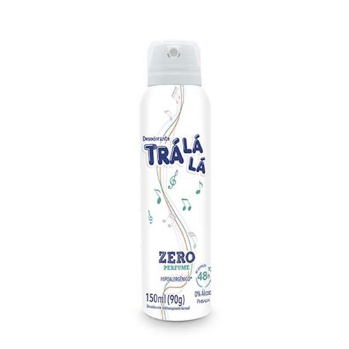 Desodorante Aerosol Trá Lá Lá Kids Zero Perfume