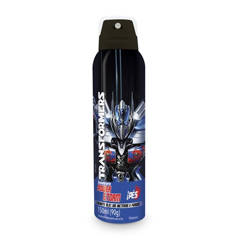 Desodorante  Aerosol Transformers para os Pés Power Storm - 150Ml