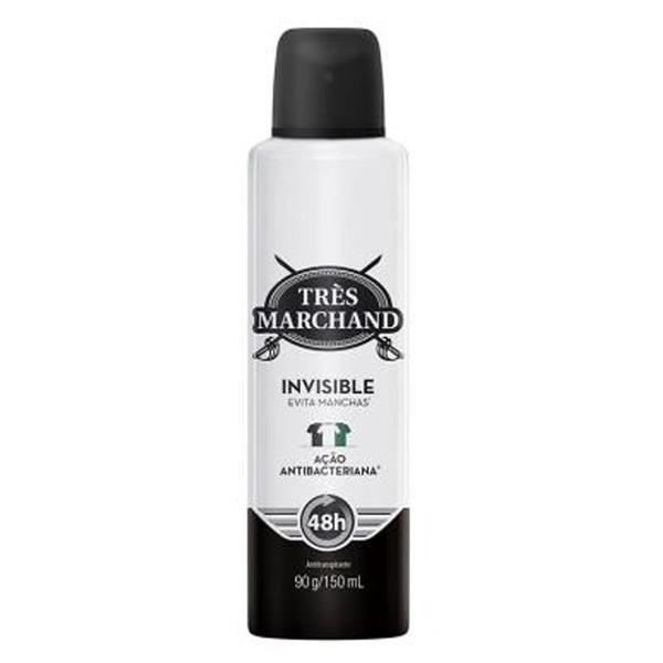 Desodorante Aerosol Très Marchand Invisible 150ml - Cosmed Ind. Cosm. e Med. S/A
