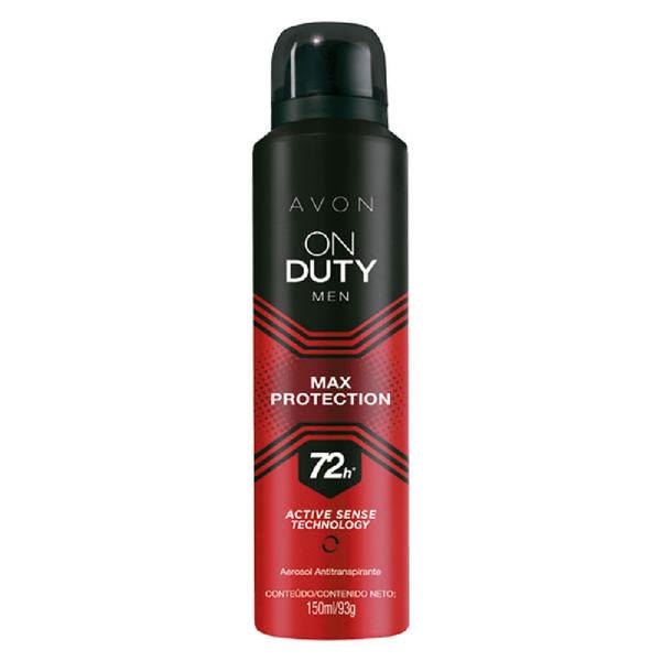 Desodorante Aerossol Antitranspirante On Duty Men Max Protection - 150ml