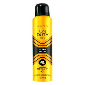 Desodorante Aerossol Antitranspirante On Duty Men Ultra Sport - 150 Ml