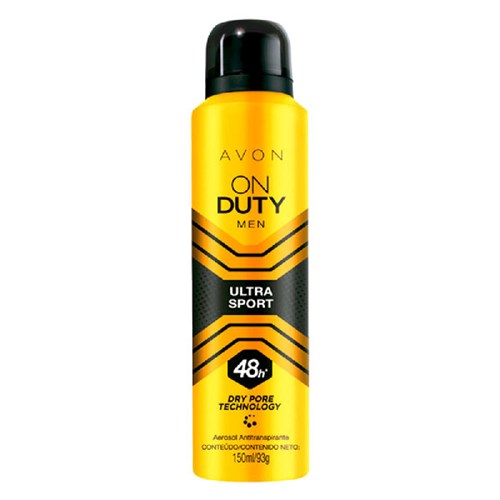 Desodorante Aerossol Antitranspirante On Duty Men Ultra Sport - 150 Ml