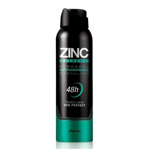 Desodorante Aerossol Antitranspirante Zinc Extreme 150Ml 90G Jequiti