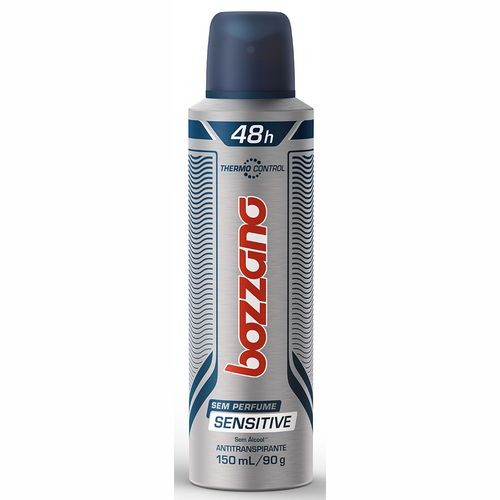 Desodorante Aerossol Bozzano Sem Perfume 150ml DES AER BOZZANO 90G S/PERF