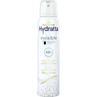Desodorante Aerosol Francis Hydratta Invisible 165ml