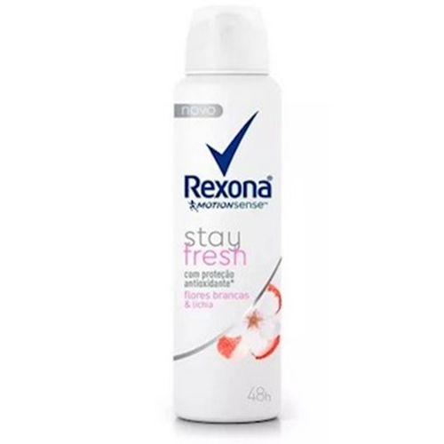 Desodorante Aerossol Rexona Feminino Flor Branca e Lichia 150ml
