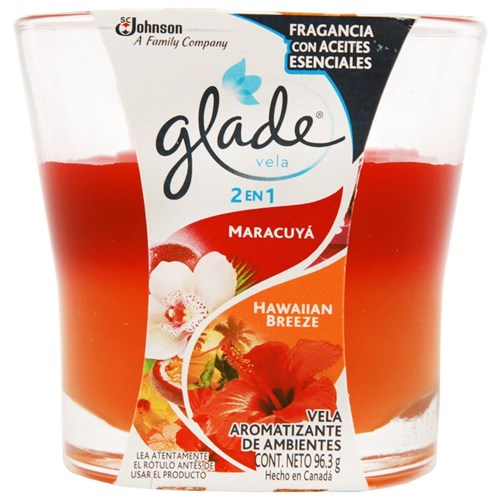 Desodorante Ambiental Glade Vela H.Breeze/maracuya, 96.3 G