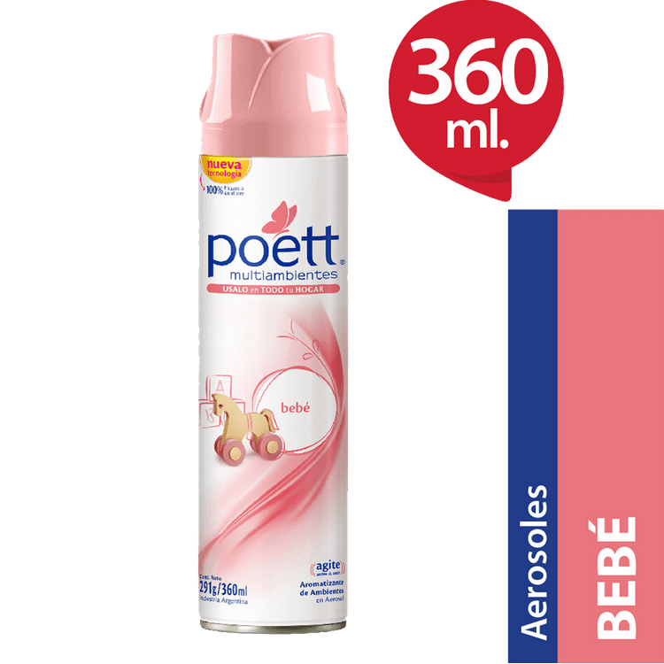 Desodorante Ambiental Poett Bebé 360 Cc