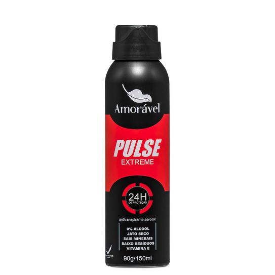 Desodorante Amoravel Pulse Extreme Aer 90g Des Amoravel Pulse Extreme Aer 90g