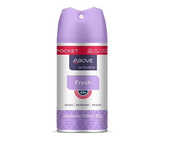 Desodorante anti-transpirante above pocket fem fresh 100ml / UN / Above