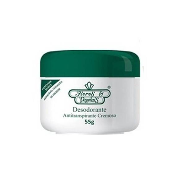 Desodorante Anti-transpirante Flores e Vegetais - 55g