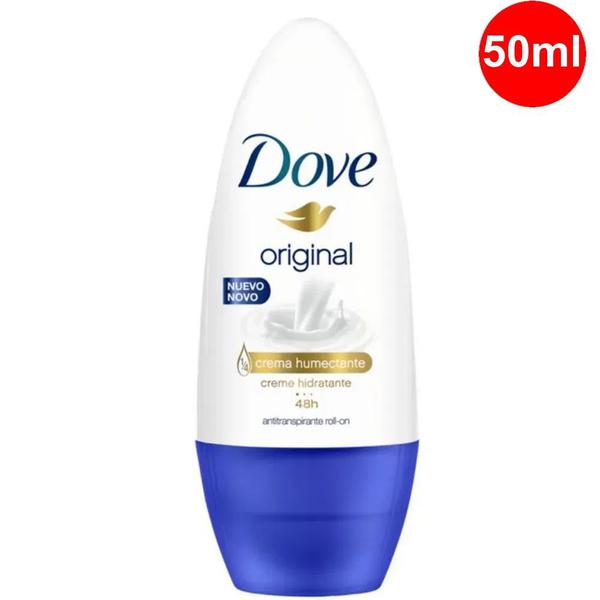 Desodorante Antiaspirante Dove Original 48h Rollon 50ml - Unilever