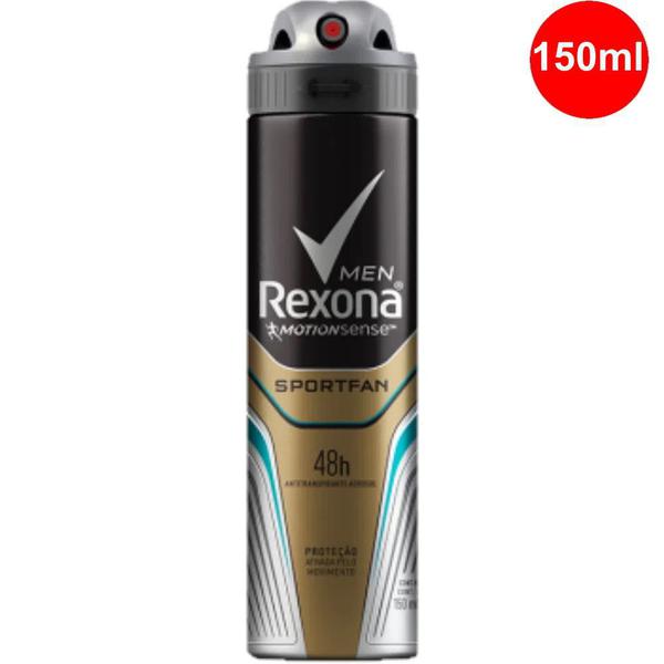 Desodorante Antiaspirante Rexona Masculino Aerosol Sportfan 150ml - Unilever