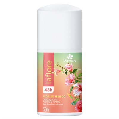 Desodorante Antiperspirante Roll On Hibisco La Flore 50ml- Davene