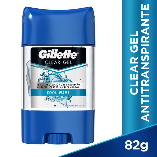 Desodorante Antitranspiran Gillette Clear Gel Cool Wave 82g