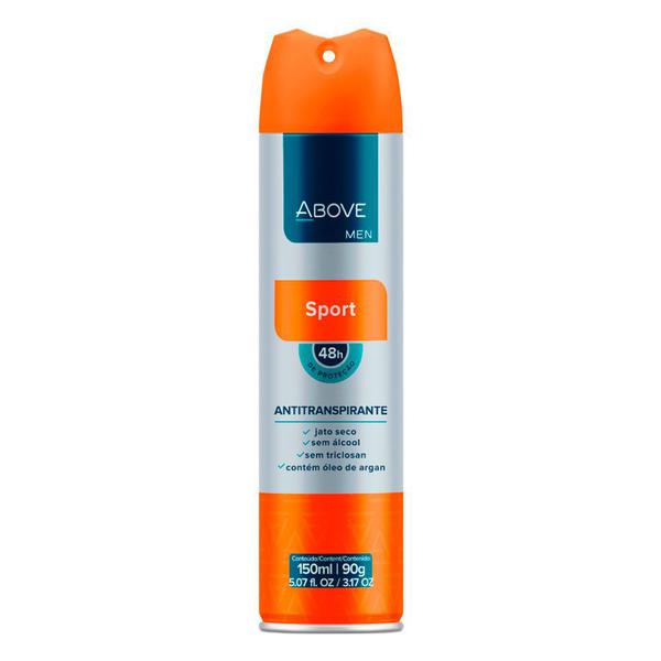 Desodorante Antitranspirante Above Men Sport Aerossol com 150ml