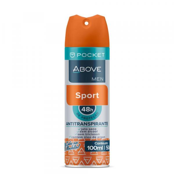 Desodorante Antitranspirante Above Pocket Men Sport 100Ml/50G