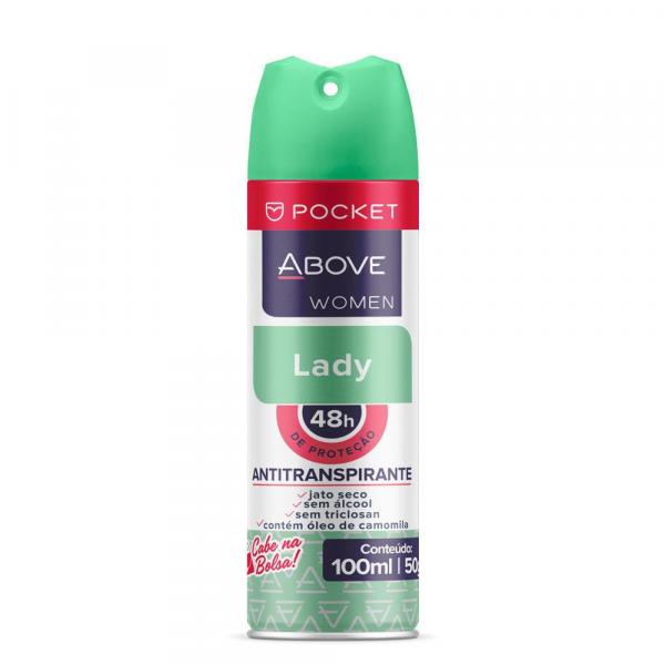 Desodorante Antitranspirante Above Pocket Women Lady 100Ml/50G