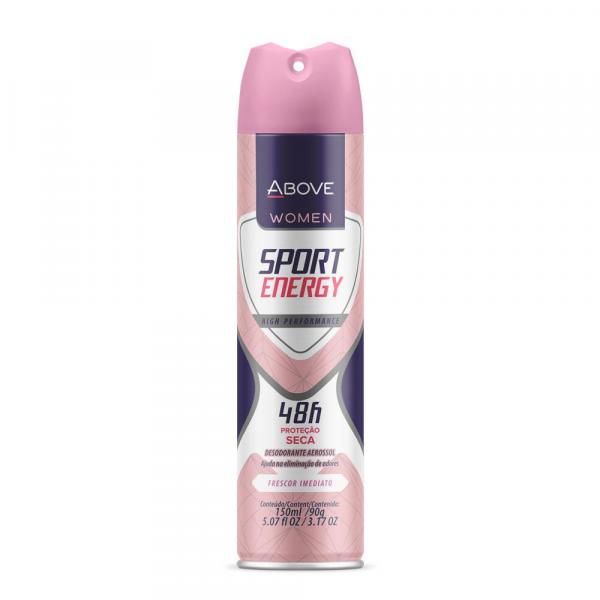 Desodorante Antitranspirante Above Sport Energy Women 150Ml/90G