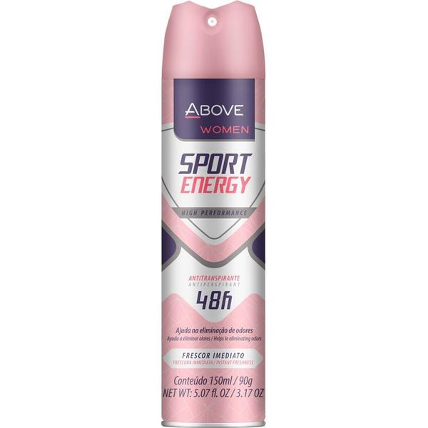 Desodorante Antitranspirante Above Women - Energy Aerossol