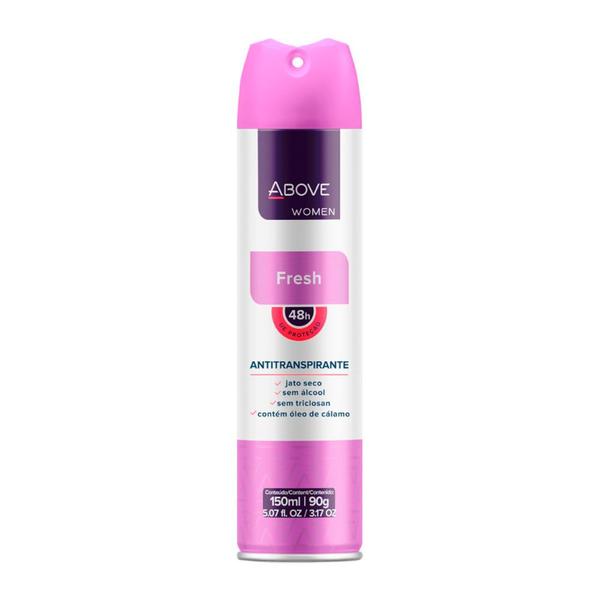 Desodorante Antitranspirante Above Women Fresh Jato Seco com 150 Ml