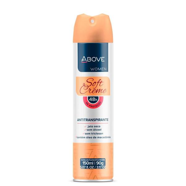 Desodorante Antitranspirante Above Women Soft Creme 150Ml/90G