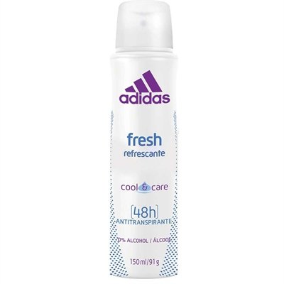Desodorante Antitranspirante Adidas Feminino Aerosol Fresh 48h 150 Ml
