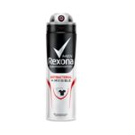 Desodorante Antitranspirante Aerosol Antibacterial + Invisible Masculino 150ml Rexona - 1 Unidade
