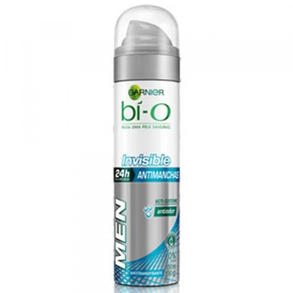 Desodorante Antitranspirante Aerosol Bí-O Invisible Men Antimanchas 150ML - Bi-o