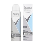 Desodorante Antitranspirante Aerosol Clinical Sem Perfume 150ml Rexona - 1 Unidade