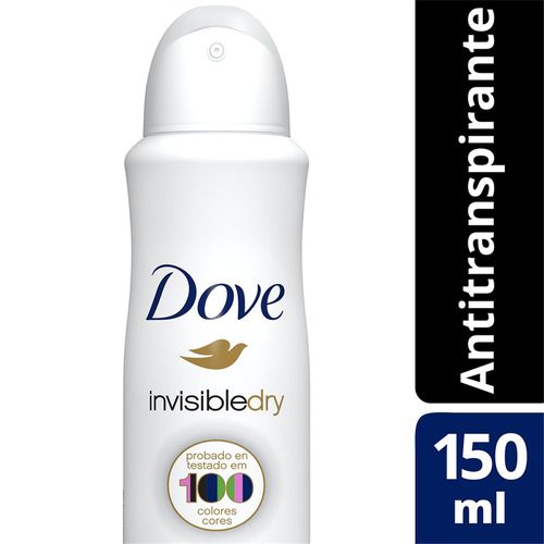 Desodorante Antitranspirante Aerosol Dove Invisible Dry 150ml DES AER DOVE FEM 89G INVISIBLE DRY