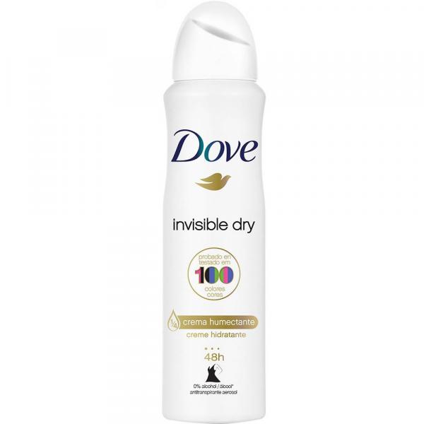 Desodorante Antitranspirante Aerosol Dove Invisible Dry-150ml - Marca Padrão
